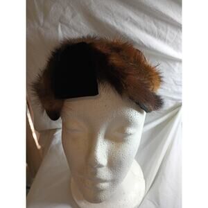 Vintage Brijette Women's Mink Hat Black S